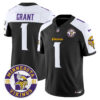 Minnesota Vikings King Of The North Patch Vapor Limited Jersey – Est. 1961 Patch – All Stitched – Black Alternate – Bud Grant Jersey