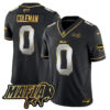 Buffalo Bills 2024 Bills Mafia Patch Gold Vapor Limited Jersey – All Stitched – Black Limited – Keon Coleman Jersey