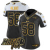 Women’s Buffalo Bills 2024 Bills Mafia Patch Gold Vapor Limited Jersey – All Stitched – Alternate – Matt Milano Jersey