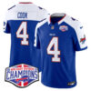 Bills 2024 AFC East Division Champions Vapor Limited Jersey – All Stitched – Royal Alternate – James Cook Jersey