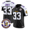 Minnesota Vikings King Of The North Patch Vapor Limited Jersey – Est. 1961 Patch – All Stitched – Black Alternate – Aaron Jones Jersey