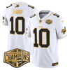 Bills 2024 AFC East Division Champions Gold Vapor Limited Jersey – All Stitched – White Gold – Khalil Shakir Jersey