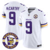 Minnesota Vikings King Of The North Patch Vapor Limited Jersey – Est. 1961 Patch – All Stitched – White – J.J. McCarthy Jersey