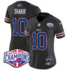 Women’s Bills 2024 AFC East Division Champions Vapor Limited Jersey – All Stitched – Black – Khalil Shakir Jersey