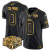 Bills 2024 AFC East Division Champions Gold Vapor Limited Jersey – All Stitched – Black Gold – Keon Coleman Jersey