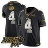 Buffalo Bills 2024 Bills Mafia Patch Gold Vapor Limited Jersey – All Stitched – Black Limited – James Cook Jersey