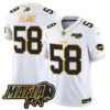 Buffalo Bills 2024 Bills Mafia Patch Gold Vapor Limited Jersey – All Stitched – White Gold – Matt Milano Jersey