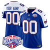 Bills 2024 AFC East Division Champions Vapor Limited Custom Jersey – All Stitched – Royal Alternate Jersey