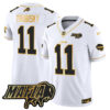 Buffalo Bills 2024 Bills Mafia Patch Gold Vapor Limited Jersey – All Stitched – White Gold – Mitchell Trubisky Jersey
