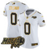 Women’s Buffalo Bills 2024 Bills Mafia Patch Gold Vapor Limited Jersey – All Stitched – White Gold – Keon Coleman Jersey