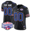 Bills 2024 AFC East Division Champions Vapor Limited Custom Jersey – All Stitched – Black Jersey
