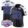 Bills 2024 AFC East Division Champions Vapor Limited Jersey – All Stitched – Black Alternate – Matt Milano Jersey
