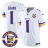Minnesota Vikings King Of The North Patch Vapor Limited Jersey – Est. 1961 Patch – All Stitched – White – Bud Grant Jersey