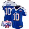 Women’s Bills 2024 AFC East Division Champions Vapor Limited Jersey – All Stitched – Royal Alternate – Khalil Shakir Jersey