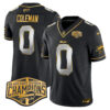 Bills 2024 AFC East Division Champions Gold Vapor Limited Jersey – All Stitched – Black Limited – Keon Coleman Jersey