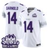 Minnesota Vikings King Of The North Patch Vapor Limited Jersey V2 – All Stitched – Winter Warrior – Sam Darnold Jersey