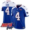 Buffalo Bills 2024 Bills Mafia Patch Vapor Limited Jersey – All Stitched – Royal Alternate – James Cook Jersey