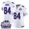 Minnesota Vikings King Of The North Patch Vapor Limited Jersey V2 – All Stitched – Winter Warrior – Randy Moss Jersey
