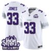 Minnesota Vikings King Of The North Patch Vapor Limited Jersey V2 – All Stitched – Winter Warrior – Aaron Jones Jersey