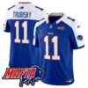 Buffalo Bills 2024 Bills Mafia Patch Vapor Limited Jersey – All Stitched – Royal Alternate – Mitchell Trubisky Jersey