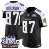 Minnesota Vikings King Of The North Patch Vapor Limited Jersey V2 – All Stitched – Black Alternate – T.J. Hockenson Jersey