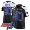 Buffalo Bills 2024 Bills Mafia Patch Vapor Limited Jersey – All Stitched – Black Alternate – Von Miller Jersey