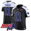 Buffalo Bills 2024 Bills Mafia Patch Vapor Limited Jersey – All Stitched – Black Alternate – Mitchell Trubisky Jersey