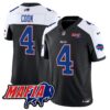 Buffalo Bills 2024 Bills Mafia Patch Vapor Limited Jersey – All Stitched – Black Alternate – James Cook Jersey