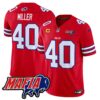 Buffalo Bills 2024 Bills Mafia Patch Vapor Limited Jersey – All Stitched – Red – Von Miller Jersey