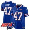 Buffalo Bills 2024 Bills Mafia Patch Vapor Limited Jersey – All Stitched – Royal – Donald Trump Jersey