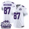 Minnesota Vikings King Of The North Patch Vapor Limited Jersey V2 – All Stitched – Winter Warrior – T.J. Hockenson Jersey