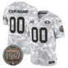 49ers 2024 Salute to Service Establishment Year Patch Vapor Limited Custom Jersey – All Stitched – Air Force Jersey
