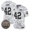 49ers 2024 Salute to Service Establishment Year Patch Vapor Limited Jersey – All Stitched – Marines – Ronnie Lott Jersey