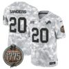 Detroit Lions 2024 Salute to Service Establishment Year Patch Vapor Limited Jersey – All Stitched – Army – Barry Sanders Jersey