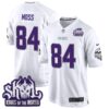 Minnesota Vikings 2024 Winter Warrior Skol Patch Game Jersey – All Stitched – White Limited – Randy Moss Jersey
