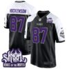 Minnesota Vikings 2024 Winter Warrior Skol Patch Game Jersey – All Stitched – Black Alternate – T.J. Hockenson Jersey