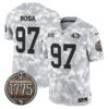 49ers 2024 Salute to Service Establishment Year Patch Vapor Limited Jersey – All Stitched – Marines – Nick Bosa Jersey