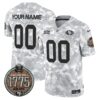 49ers 2024 Salute to Service Establishment Year Patch Vapor Limited Custom Jersey – All Stitched – Army Jersey