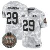49ers 2024 Salute to Service Establishment Year Patch Vapor Limited Jersey – All Stitched – Army – Talanoa Hufanga Jersey