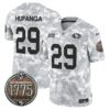 49ers 2024 Salute to Service Establishment Year Patch Vapor Limited Jersey – All Stitched – Marines – Talanoa Hufanga Jersey