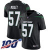 Nike Jets #57 C.J. Mosley Black Alternate Men’s Stitched NFL 100th Season Vapor Limited Jersey
