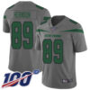 Nike Jets #89 Chris Herndon Gray Men’s Stitched NFL Limited Inverted Legend 100th Season Jersey