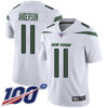 Nike Jets #11 Robby Anderson White Men’s Stitched NFL 100th Season Vapor Limited Jersey