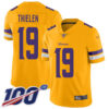 Nike Vikings #19 Adam Thielen Gold Men’s Stitched NFL Limited Inverted Legend 100th Season Jersey