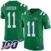 Nike Jets #11 Robby Anderson Green Men’s Stitched NFL Limited Rush 100th Season Jersey
