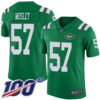 Nike Jets #57 C.J. Mosley Green Men’s Stitched NFL Limited Rush 100th Season Jersey