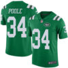 Nike Jets #34 Brian Poole Green Men’s Stitched NFL Limited Rush Jersey