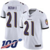 Nike Ravens #21 Mark Ingram II White Men’s Stitched NFL 100th Season Vapor Limited Jersey