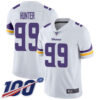 Nike Vikings #99 Danielle Hunter White Men’s Stitched NFL 100th Season Vapor Limited Jersey