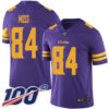 Nike Vikings #84 Randy Moss Purple Men’s Stitched NFL Limited Rush 100th Season Jersey